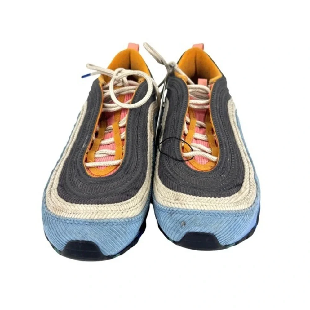 Nike Air Max 97 Corduroy Desert Sand Blue‎ Grey CQ7512-462 Mens Size 7.5